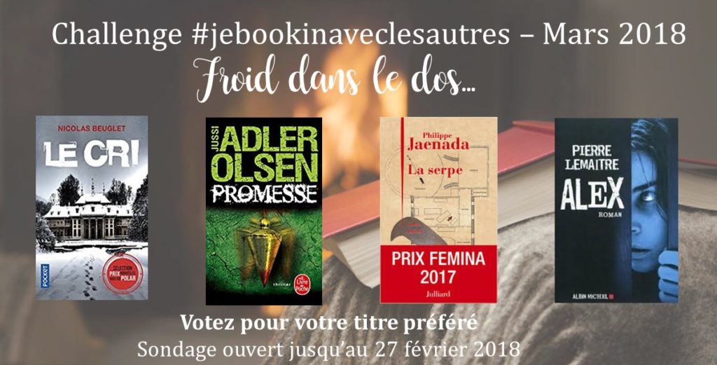 Challenge de lecture #Jebookin avec les autres - Edition nr. 2