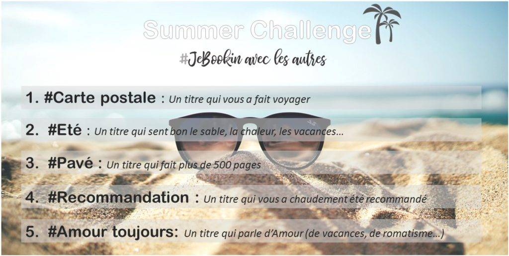 Participez au Summer Challenge du club de lecture #JeBookin