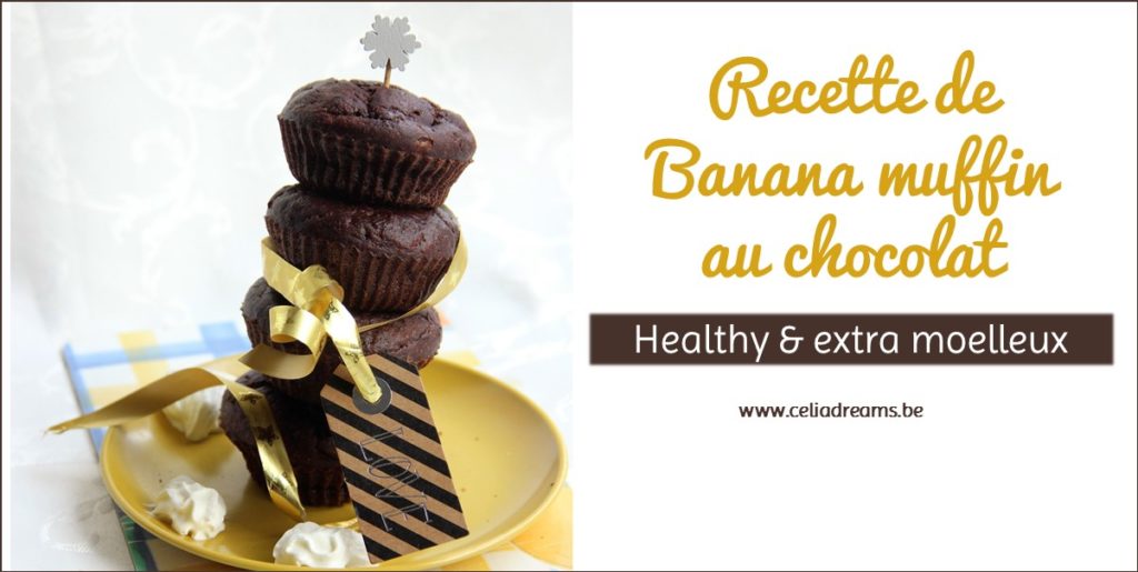 Recette de muffins choco-banane ultra moelleux et sains