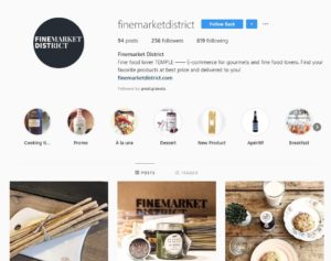 Découvrez Finemarket District sur Instagram l'eshop belge de produits d'alimentation haut de gamme à petits prix