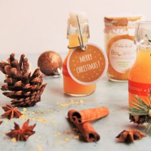 DIY – Huile aromatisée au citron & basilic : un chouette cadeau gourmand et personnalisé pour les fêtes !