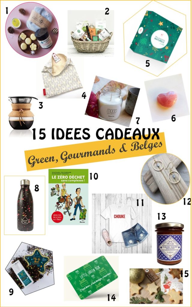 15 idées de cadeaux green, gourmands et belges!