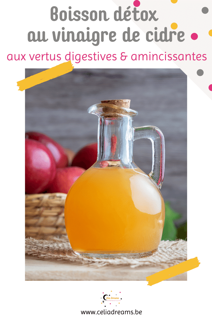 Recette de vinaigre de cidre avec gingembre, citron et miel: une boisson détox à prendre en cure.