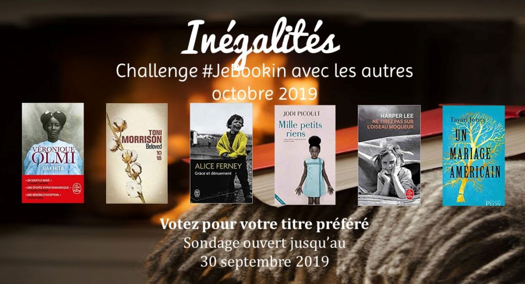 #JeBookin - Challenge de lecture commune d'octobre 2019