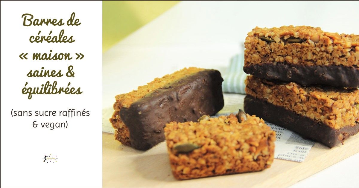 Recette De Barres De Cereales Maison Saines Sans Sucre Raffine Vegan