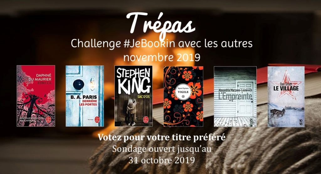 Challenge JeBookin avec les autres novembre 2019