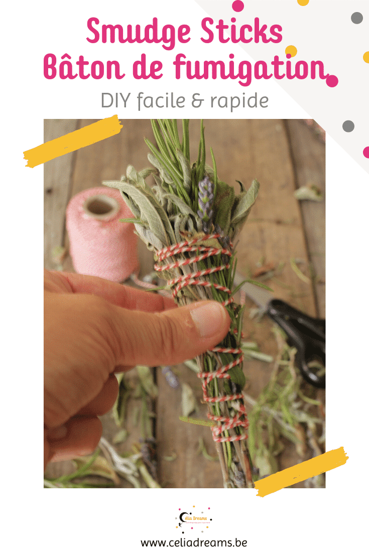 Tutoriel pour confectionner un smudge stick (bâton de fumigation) maison