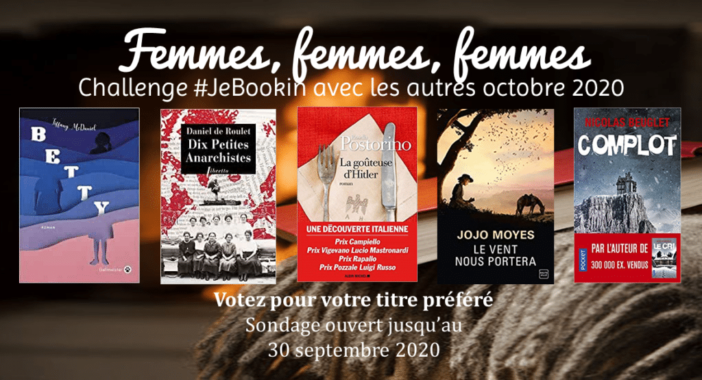 Challenge #JeBookin octobre 2020
