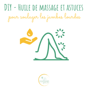 Huile de massage pour jambes lourdes (recette DIY)