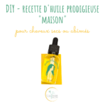 Recette d'huile pour cheveux secs: huile prodigieuse maison (DIY)