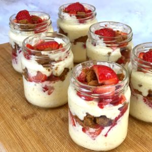 Recette du tiramisu fraises spéculoos en verrine